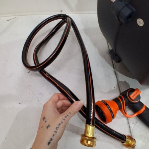 GIRAFFE TOOLS HOSE REEL SLOW RETURN RETRACTABLE SYSTEM - 5/8" X 115FT - GREY/ORANGE (MODEL: GWRA5V004) image 4