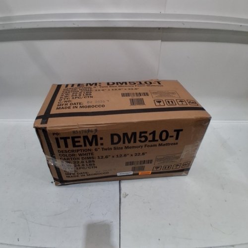 ARTEMISIA MEMORY FOAM MATTRESS - 6" TWIN - WHITE (MODEL: DM510-T) image 4