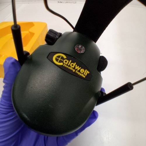 CALDWELL E-MAX LOW PROFILE ELECTRONIC HEARING PROTECTION WITH SOUND AMPLIFICATION 21-25 NRR - (MODEL: 497700) image 2