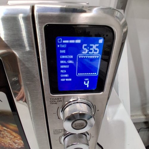 DELONGHI 9-IN-1 LIVENZA DIGITAL AIR FRY CONVECTION OVEN - 0.85 CU. FT/24L - STAINLESS STEEL - (MODEL: E0241264M) image 2