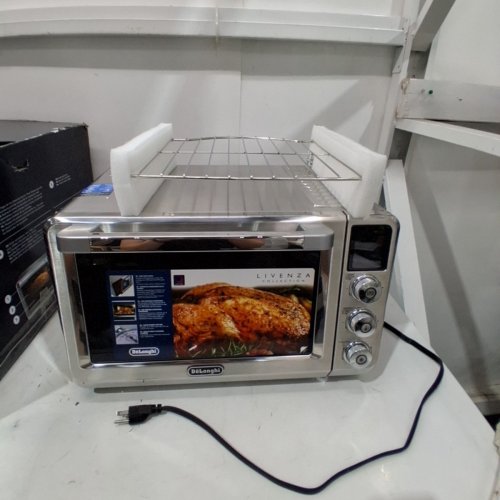 DELONGHI 9-IN-1 LIVENZA DIGITAL AIR FRY CONVECTION OVEN - 0.85 CU. FT/24L - STAINLESS STEEL - (MODEL: E0241264M) image 3