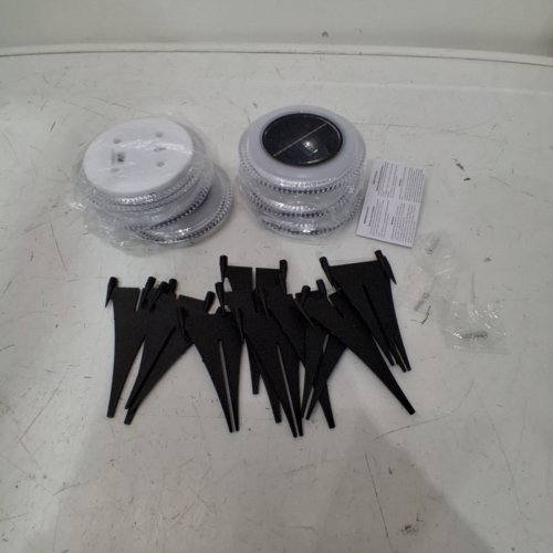 6PK LED SOLAR GROUND LIGHTS OUTDOOR - 4.5" - WAMR WHITE image 3