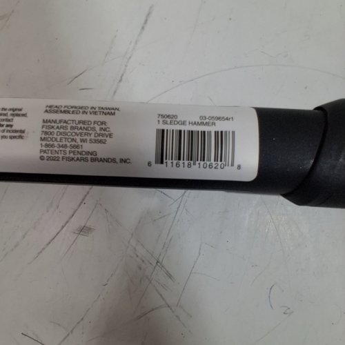 FISKARS ISOCORE SLEDGE HAMMER - 10 LBS - 36" - ORANGE/BLACK (MODEL: 750620-1001) image 3