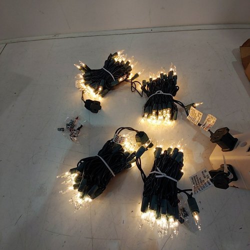 SKKAEO 22FT INCANDESCENT BULB CHRISTMAS STRING LIGHTS, CLEAR image 2