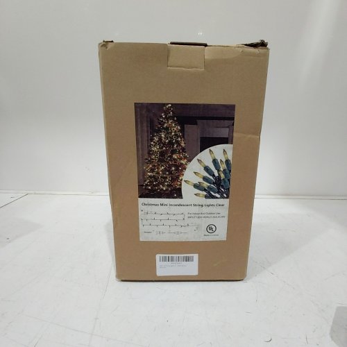 SKKAEO 22FT INCANDESCENT BULB CHRISTMAS STRING LIGHTS, CLEAR image 4