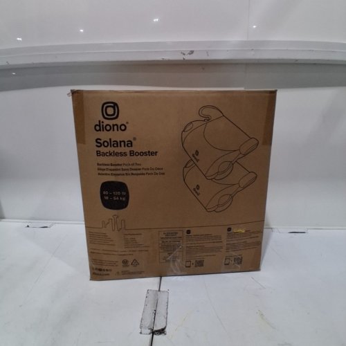 2PK DIONO SOLANA BACKLESS BOOSTER CAR SEATS - BLACK image 6