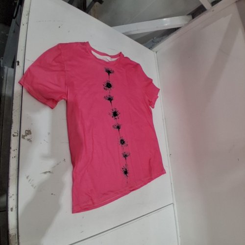 FLORAL GRAPHIC T-SHIRT - MEDIUM - PINK image 2