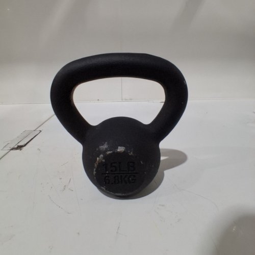 YES4ALL KETTLEBELL WEIGHT - 15 LBS - BLACK image 2