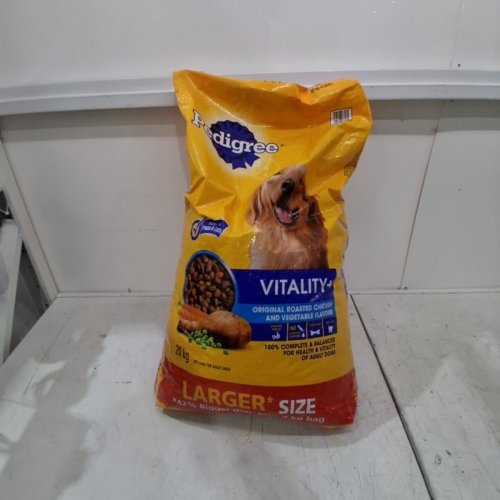 PEDIGREE VITALITY+ DRY FOOD WITH CALCIUM FOR ADULT DOGS - ROASTED CHICKEN & VEGETABLE - 40LBS image 2