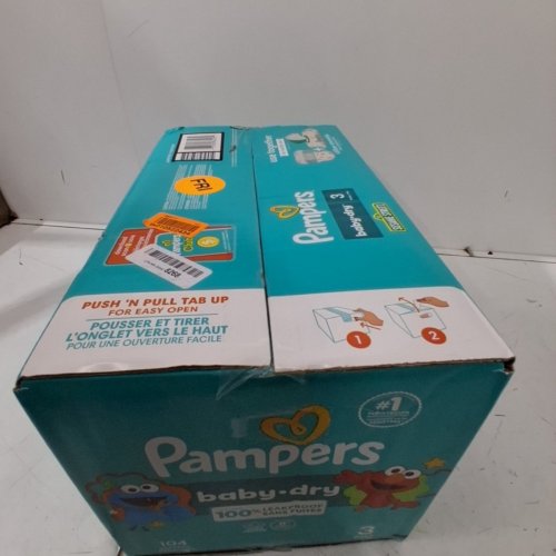 104PK PAMPERS BABY DRY DIAPERS SIZE 3 image 3