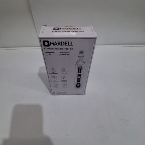 HARDELL 5-SPEED MINI CORDLESS ROTARY TOOL - 3.7V - ORANGE - (MODEL: Q0M-DC-4N) image 5