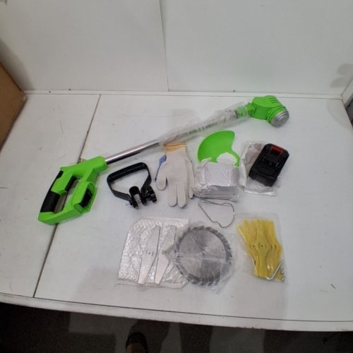 BEST ELECTRIC CORDLESS LIGHTWEIGHT STRING TRIMMER WITH INTERCHANGEABLE BLADES - 24V - GREEN/BLACK image 3