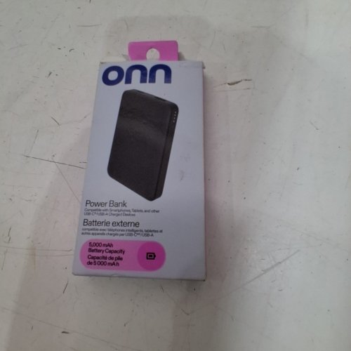ONN POWER BANK - 5000 MAH, 12W MAX - BLACK (MODEL: ONA261W1030C) image 5