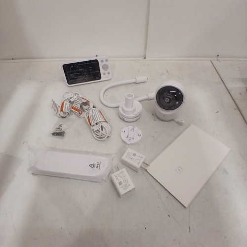 EUFY BABY SECURITY MONITOR, NO SUBSCRIPTION NEEDED - 8X ZOOM, 24/7 APP RECORDING WITH 5" TOUCH SCREEN - 4 K UHD - WHITE (MODEL: E21) image 3