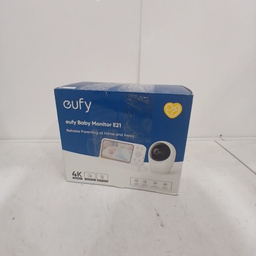 EUFY BABY SECURITY MONITOR, NO SUBSCRIPTION NEEDED - 8X ZOOM, 24/7 APP RECORDING WITH 5" TOUCH SCREEN - 4 K UHD - WHITE (MODEL: E21) image 5