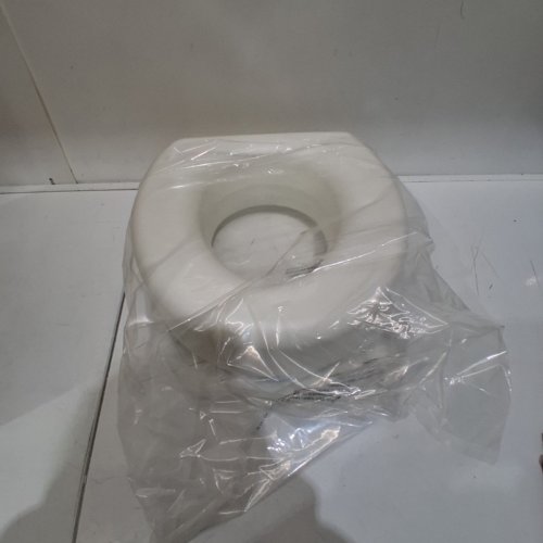 HEALTHSMART PORTABLE ELEVATED ROUND TOILET SEAT RISER WITH SLIP RESISTANT PADS - 5" RAISED - WHITE (MODEL: 522-1508-1901) image 2