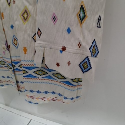 WOMEN'S BARILOCHE PRINTED BUTTON-UP SHIRT - SMALL / MEDIUM - 38 - MULTICOLOURED (STYLE: ALMARAQUE) image 3