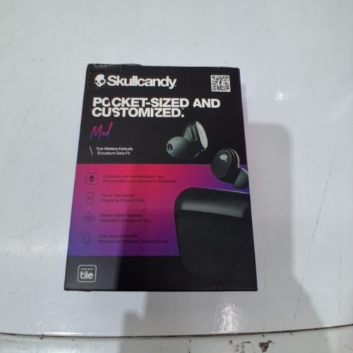 SKULLCANDY MOD TRUE WIRELESS BLUETOOTH EARBUDS - 34 HOURS TOTAL BATTERY LIFE - TRUE BLACK (MODEL: S2FYW-P740) image 5