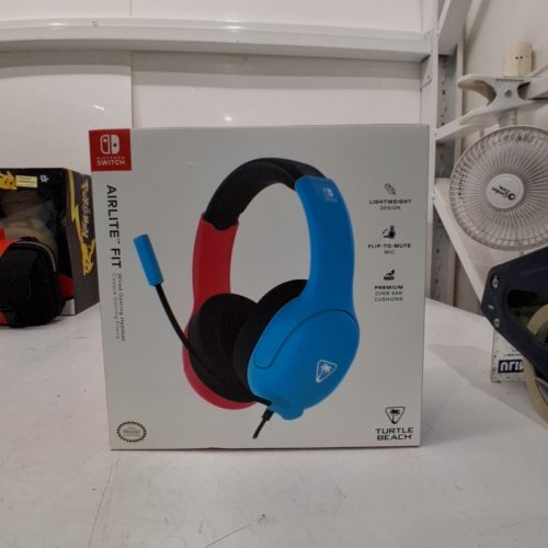 TURTLE BEACH NINTENDO SWITCH AIRLITE FIT WIRED GAMING HEADPHONES - RED/BLUE/BLACK (MODEL: TBS-8002-25) image 2