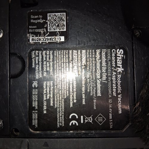 SHARK IQ ROBOT SELF-EMPTY BAGLESS ROBOT VACUUM CLEANER - BLACK (MODEL: RV1100SRCA) image 3