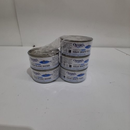 5PK OCEAN'S ALBACORE SOLID WHITE TUNA IN WATER - 184G image 3