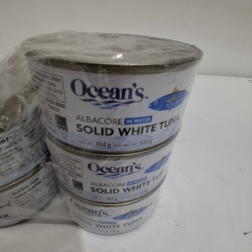 5PK OCEAN'S ALBACORE SOLID WHITE TUNA IN WATER - 184G image 4