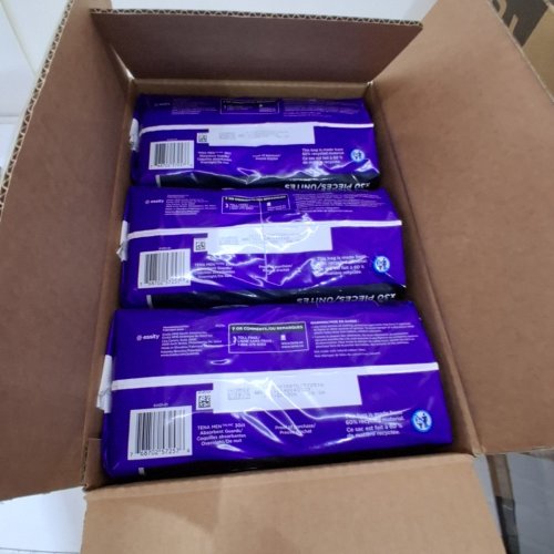 90PK MEN'S TENA INCONTINENCE OVERNIGHT PROTECTION/DISCRETE DISPOSABLE GUARDS - UNIVERSAL FIT - (MODEL: 057256) image 2