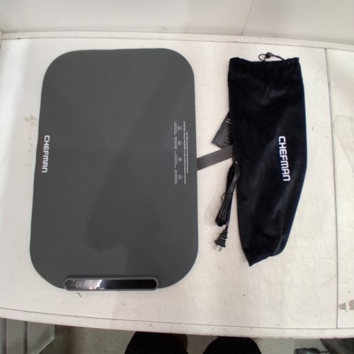 CHEFMAN ROLL N' GO ELECTRIC WARMING SILICONE MAT - 24" X 16" - GREY (MODEL: RJ22-S-GREY-CA) image 3