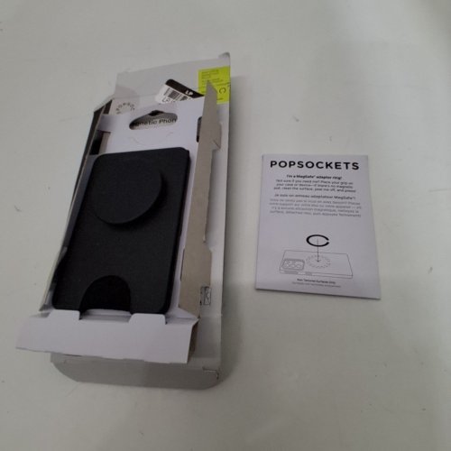 POPSOCKETS POPWALLET+ MAGSAFE CARD HOLDER AND PHONE GRIP - BLACK image 2