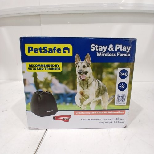 PETSAFE STAY + PLAY WIRELESS FENCE, COVERS UP TO 3/4 ACRE, FOR DOGS AND CATS OVER 2.3 KG, WATERPROOF AND RECHARGEABLE, WITH TONE AND STATIC STIMULATION (PIF00-13663) image 2
