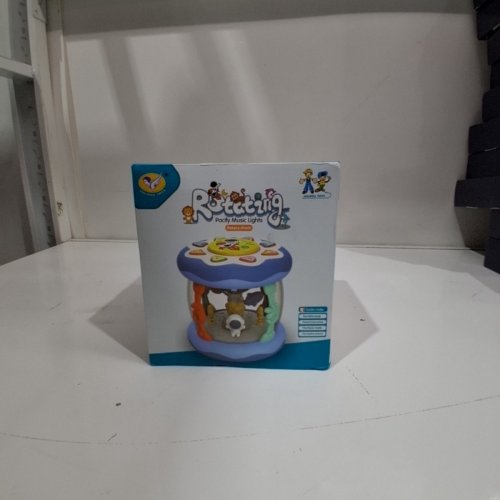 JIALEGU TOYS ANIMAL WORLD ROTATING LIGHT UP TOY WITH MUSIC - ASSORTED COLORS image 2