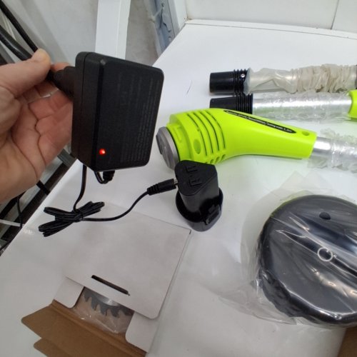 HOOSEEN CORDLESS GRASS TRIMMER - 12V - GREEN (MODEL: FH-GT120) image 2
