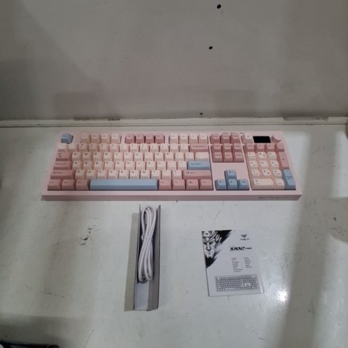 EPOMAKER AULA S102 PRO WIRED RGB BACKLIT GAMING KEYBOARD - PINK/BLUE image 4
