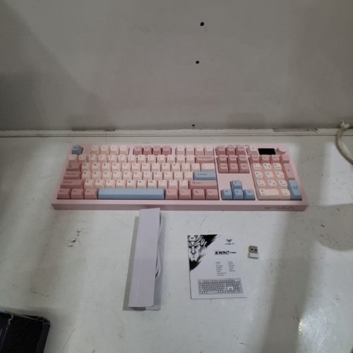 EPOMAKER AULA S102 PRO WIRED RGB BACKLIT GAMING KEYBOARD - PINK/BLUE image 5