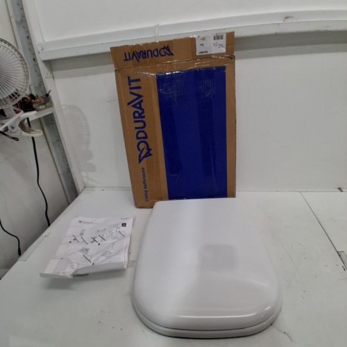 DURAVIT D-CODE TOILET SEAT - 14 1/4" X 18 7/8" - WHITE (MODEL: 0062090096) image 5