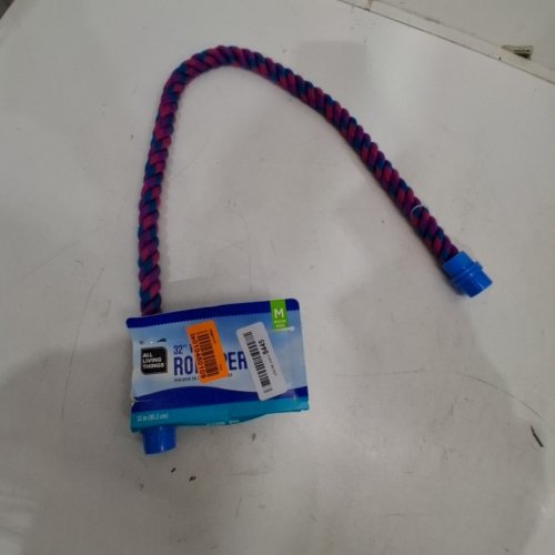 ALL LIVING THINGS BIRD ROPE PERCH - 32" - BLUE/PURPLE /PINK image 2