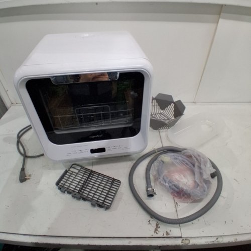 COMFEE SMALL PORTABLE COUNTERTOP DISHWASHER 6 PROGRAMS, 360° DUAL SPRAY, 192℉ STEAM & AIR-DRY FUNCTION - 5L WATER TANK - WHITE (MODEL: CDC17P0AWW) image 3
