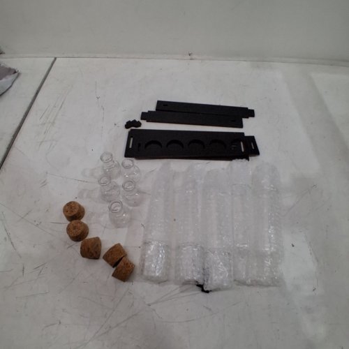 CIGAR FLAVOR INJECTOR HUMIDIFIER KIT WITH WOODEN STAND - CLEAR image 3