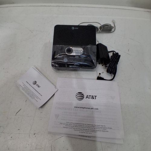 AT&T HOME DIGITAL ANSWERING SYSTEM WITH TIME & DAY STAMP - BLACK (MODEL: ‎1740) image 3
