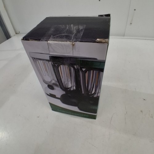 MESQOOL SOLAR HAND CRANK CAMPING LANTERN - ADJUSTABLE BRIGHTNESS, 6000MAH, PHONE CHARGER - DARK GREEN (MODEL: CL7000) image 4
