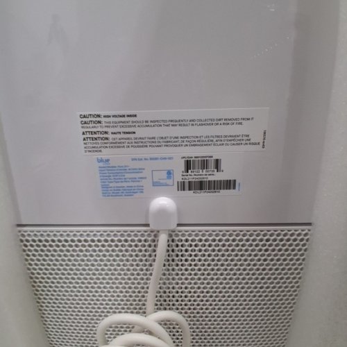 BLUEAIR BLUE PURE 211+ AIR PURIFIER WITH 2 PRE-FILTER SLIP COVERS - 540 SQ.FT - 20.5" X 13" X 13" - WHITE (MODEL: PURE 211+) image 5