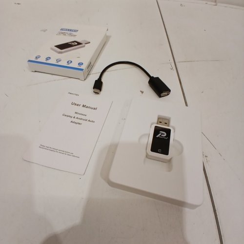 PWAYTEK WIRELESS CARPLAY OR ANDROID AUTO ADAPTER - WHITE image 2