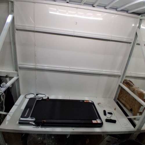 VIAMOTION 2-IN-2 FOLDING TREADMILL WITH INCLINE AND REMOTE- BLACK / SILVER (MODEL: ZF-030706) image 3