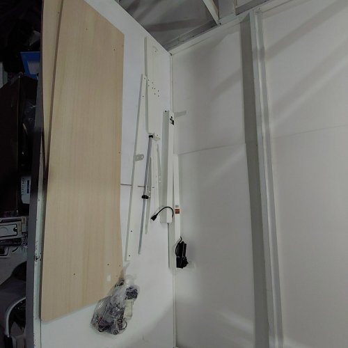 IMGADGETS ADJUSTABLE ELECTRIC STANDING DESK WITH 3-MEMORY SETTINGS - 47" - OAK/WHITE (MODEL: ‎DESK300) image 2