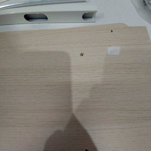 IMGADGETS ADJUSTABLE ELECTRIC STANDING DESK WITH 3-MEMORY SETTINGS - 47" - OAK/WHITE (MODEL: ‎DESK300) image 4