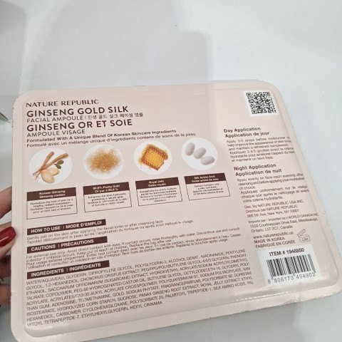 NATURE REPUBLIC GINSENG GOLD SILK FACIAL AMPOULE - 100ML image 3