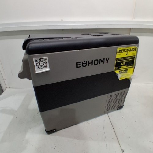 EUHOMY ELECTRIC COOLER REFRIGERATOR FRIDGE/FREEZER WITH APP CONTROL - 55L CAP - 12V - BLACK/GREY (MODEL: CF001-55GR-CAEH) image 5