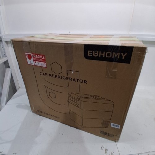 EUHOMY ELECTRIC COOLER REFRIGERATOR FRIDGE/FREEZER WITH APP CONTROL - 55L CAP - 12V - BLACK/GREY (MODEL: CF001-55GR-CAEH) image 7