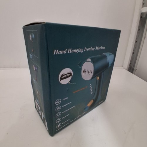FOLDABLE HAND HANGING IRONING STEAMER MACHINE - 1500W - BLACK (MODEL: DJ.1011) image 4