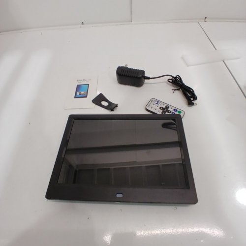 DIGITAL ELECTRONIC VIDEO PHOTO FRAME - 9.5" X 7" - BLACK image 3